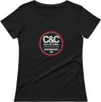 D-Circle in red and white on the front, empty back
