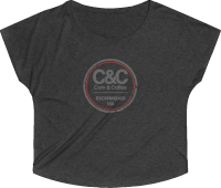 D-Circle in grey and red on the front, empty back